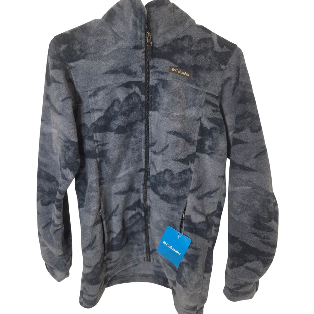Columbia Granite Mountain Printed Fleece Youth L Blue NWT XB6614-463